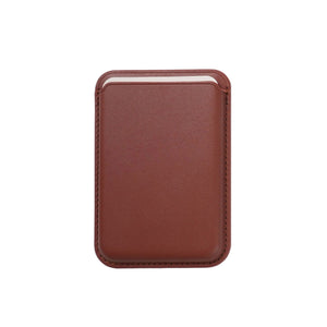 Magnetic Leather Card Holder for iPhone in 3 Colors