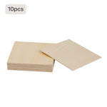 Wooden Plate Plywood, 10 Pcs