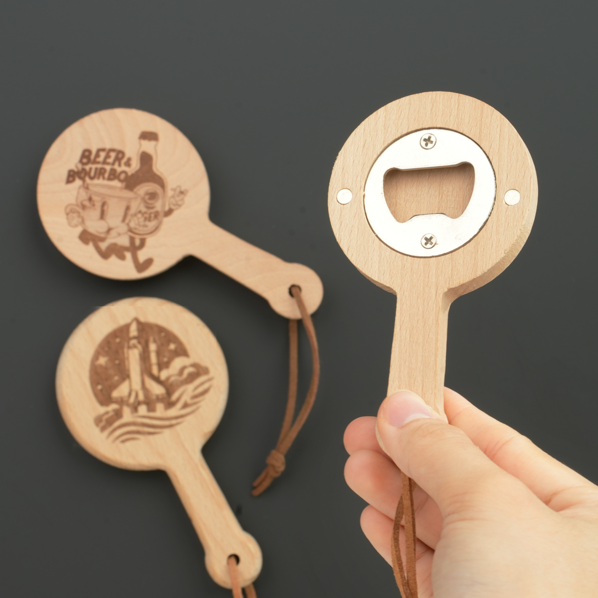 Pan-Shaped Bottle Opener/Fridge Magnet (5 pcs)