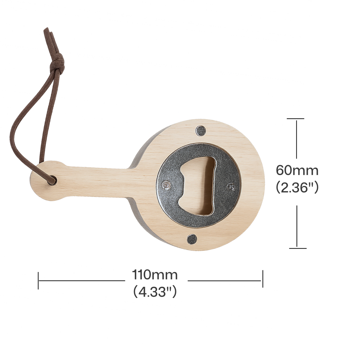 Pan-Shaped Bottle Opener/Fridge Magnet (5 pcs)