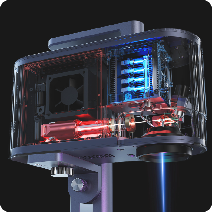 LaserPecker LP5 Dual Laser Diagram