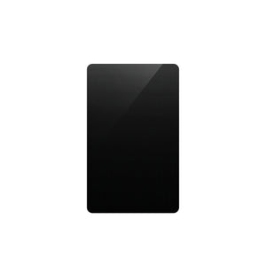 Aluminum Metal Business Cards, Black