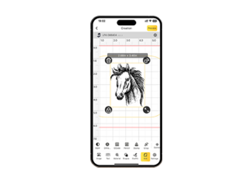 LaserPecker Design Space Mobile App