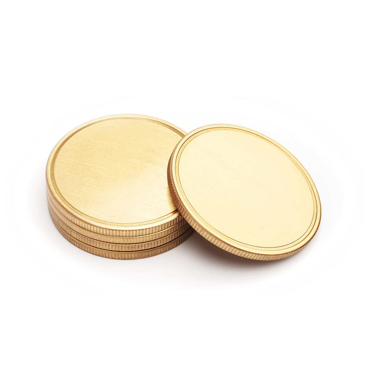 Blank Brass Coins(5pcs / 10pcs)