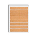 Étiquettes rectangulaires en liège (160 pcs)
