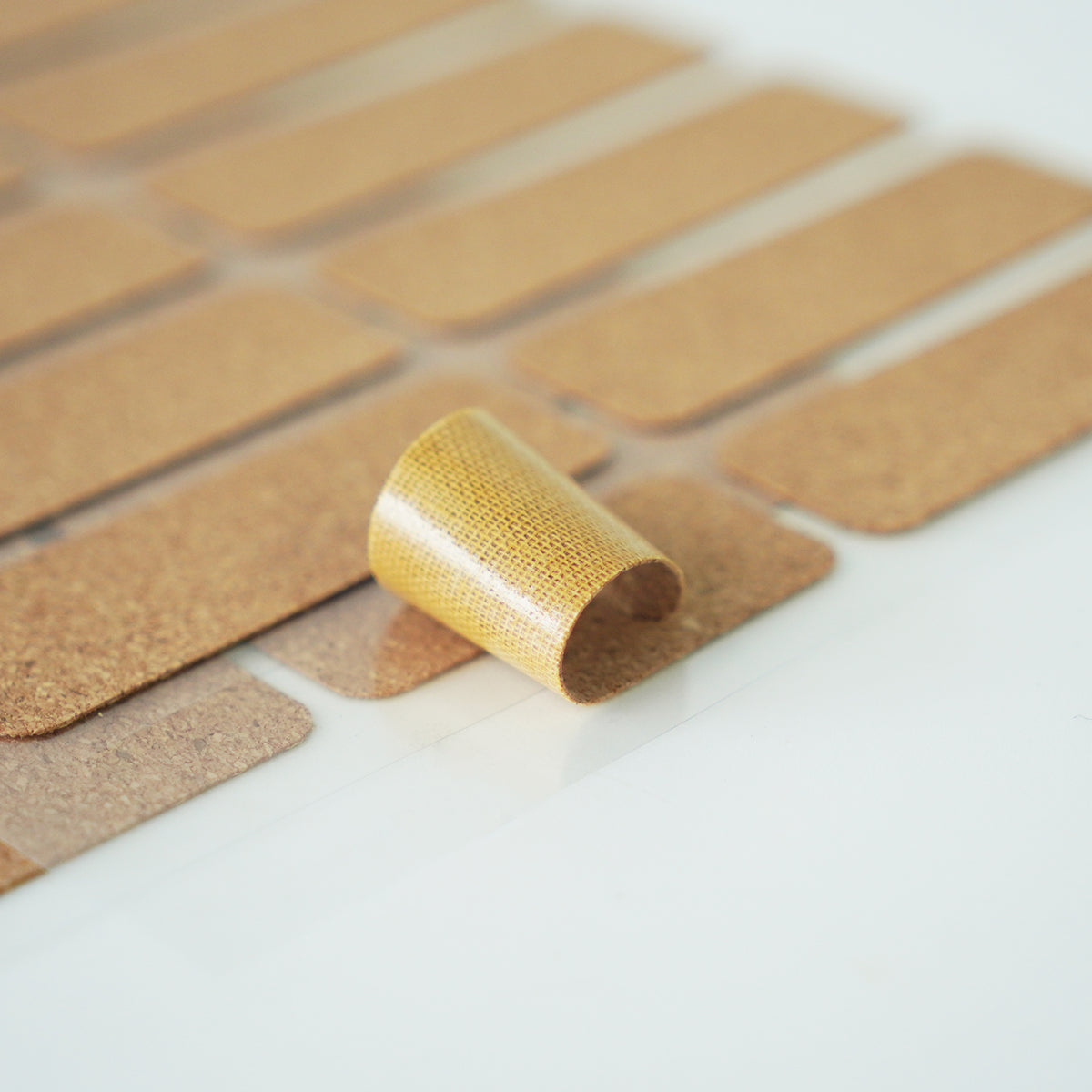 Étiquettes rectangulaires en liège (160 pcs)