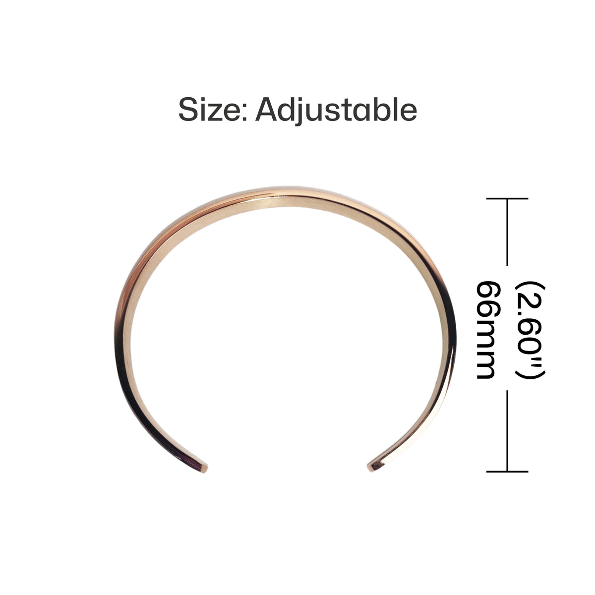 Braceletes de Aço Inoxidável (8 unidades)