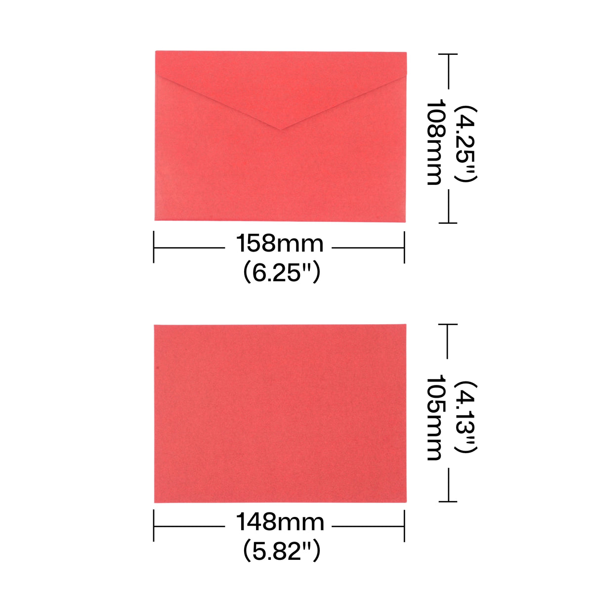 Papel de Envelope com Base Dourada (9 unidades)