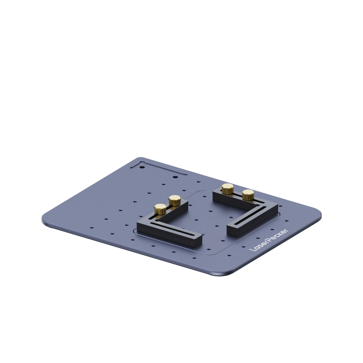 LP3 replacement base plate with holes and fixture jig