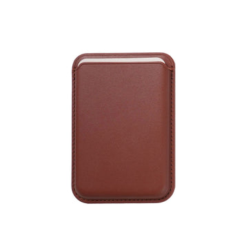 Magnetic Leather Card Holder for iPhone in 3 Colors