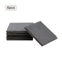 Bases para Copos em Ardósia Quadradas Pretas (6 un. / 24 un.)