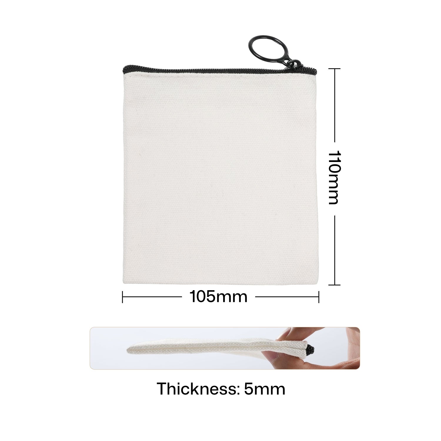 Dimensions: 110 x 105 x 5 mm