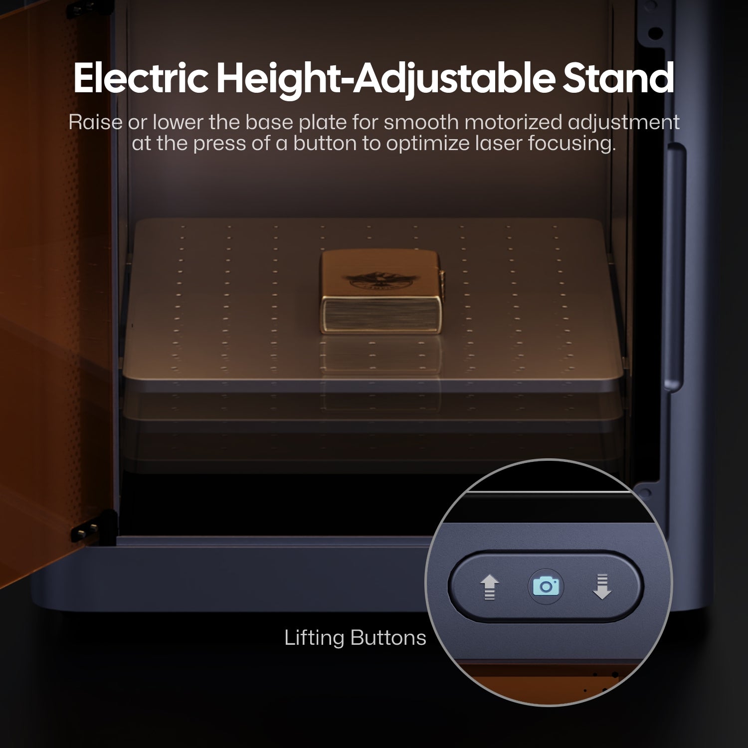 Height adjustable electric baseplate