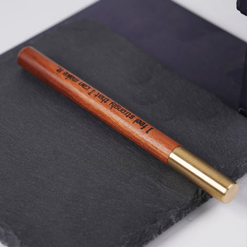 Text Engraving on the Rollerball Pen