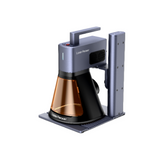 LaserPecker LP2 Plus includes a laser unit, electric stand, conical protective cover, and removable base plate. The cover's height matches the optimal laser focus and features an openable front door for easy material access.