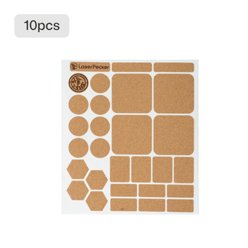 Corkwood Label Stickers Sheet (10pcs)