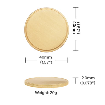 Blank Brass Coins(5pcs / 10pcs)