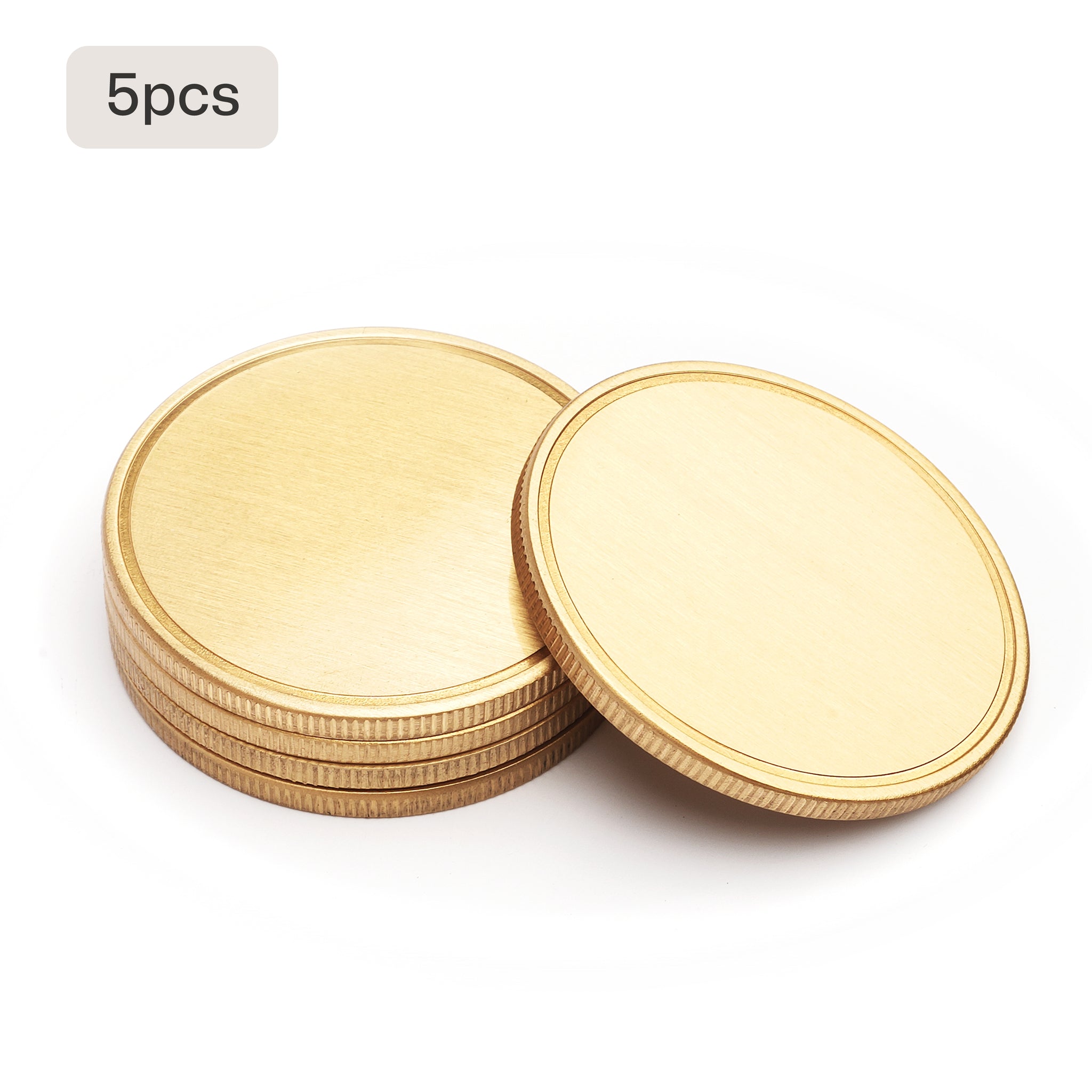 Pièces en laiton vierges (5 pcs / 10 pcs)