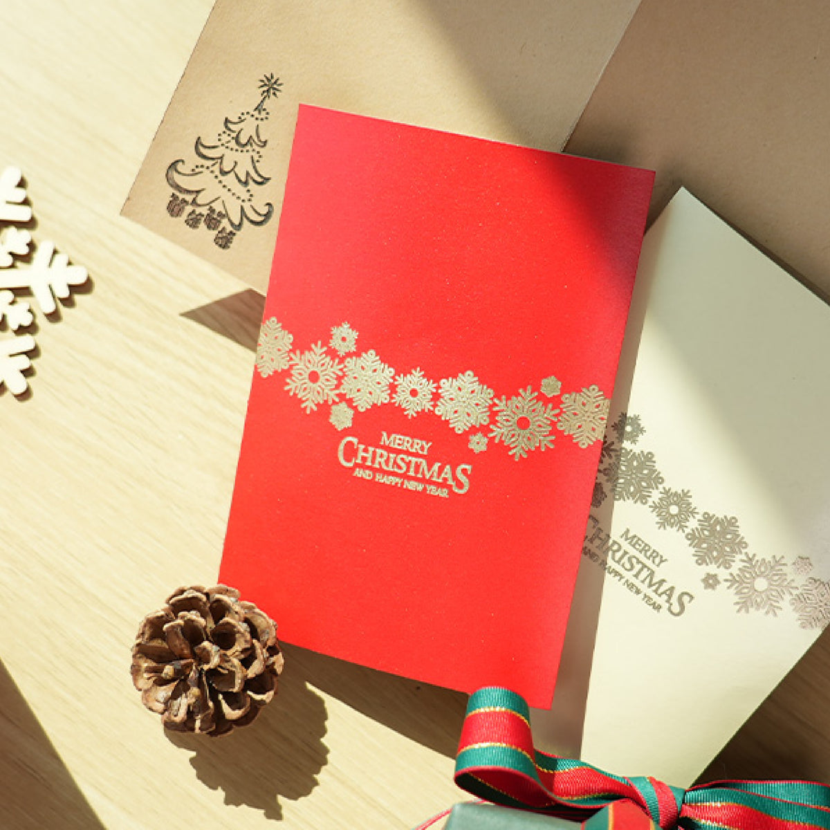 Papel de Envelope com Base Dourada (9 unidades)