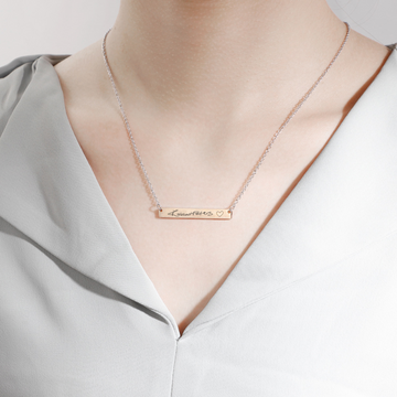 Collier avec barre horizontale en acier inoxydable (10 pcs)