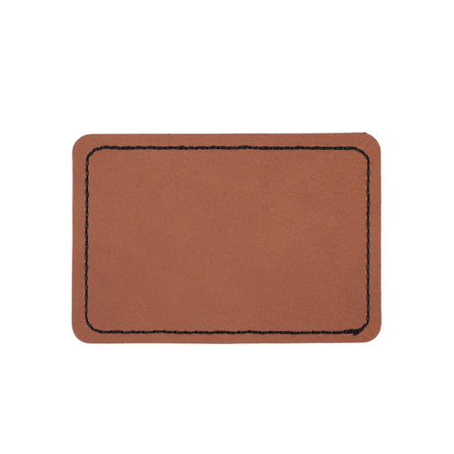 Étiquettes / Tags rectangulaires en cuir PU vierges (30 pcs)
