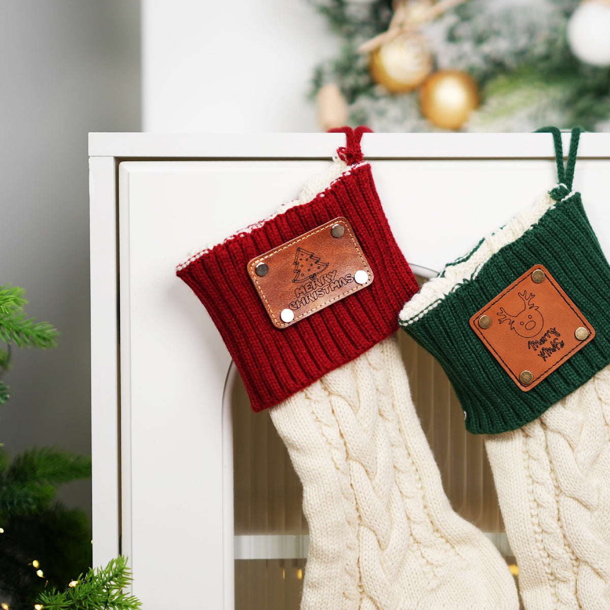 Étiquettes / Tags rectangulaires en cuir PU vierges (30 pcs)