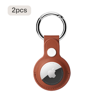 Étui en cuir pour AirTag (2 pcs)