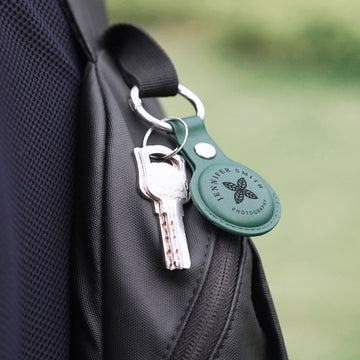 Étui en cuir pour AirTag (2 pcs)