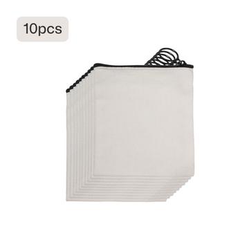 Small White Canvas Bags (10pcs / 20pcs)