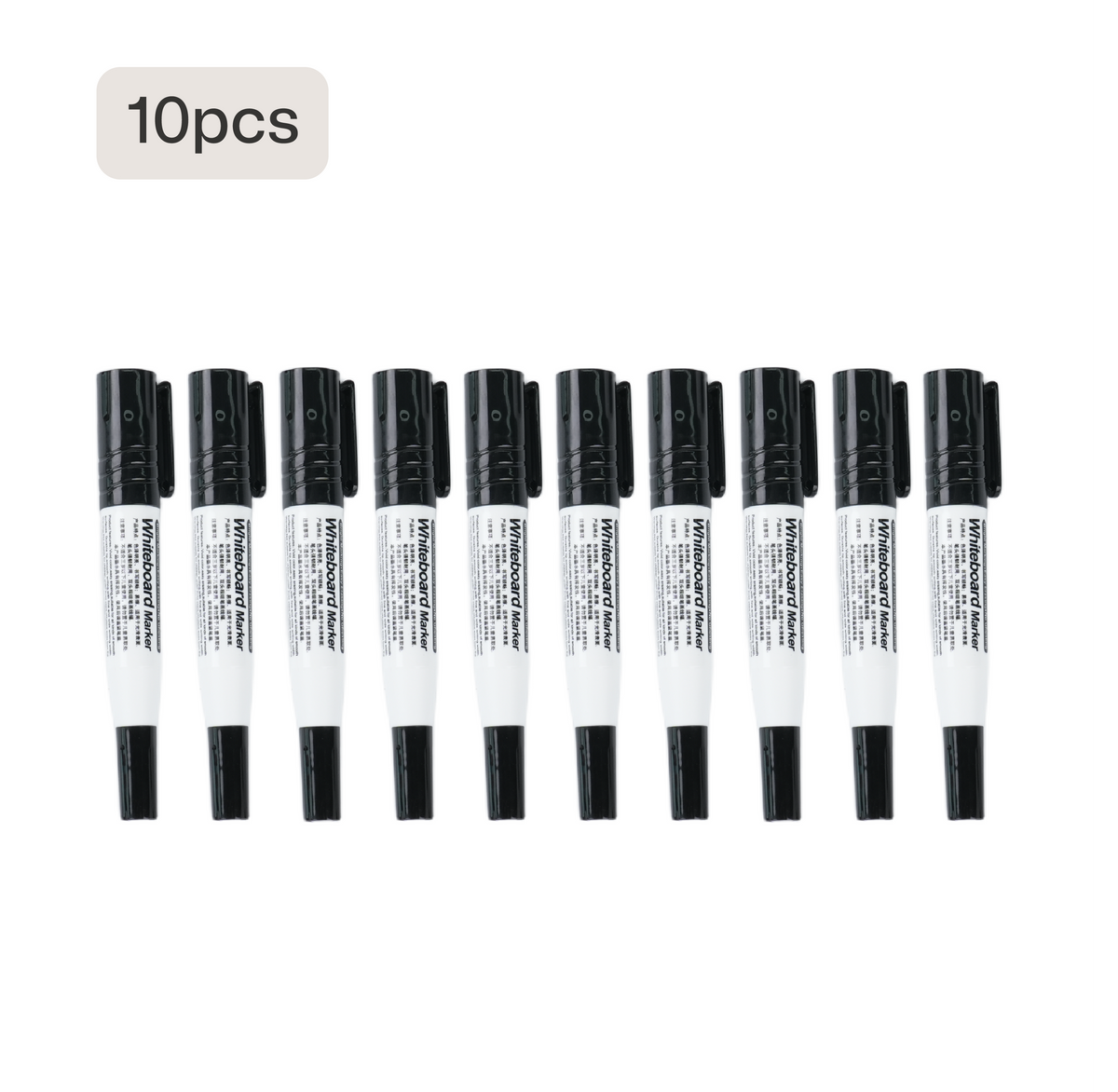 Svarta whiteboardpennor (5 st. / 10 st.)