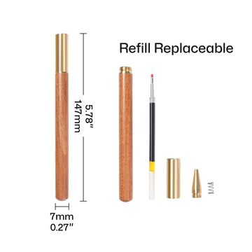Stylo à bille gel en bois (5 pcs / 15 pcs)