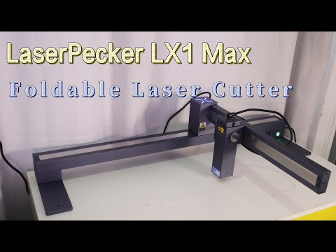 LaserPecker LX1: Foldable Gantry Laser Engraver & Cutter for Large Formats