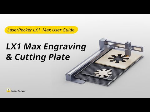How to assemble the LX1 Max engraving bed