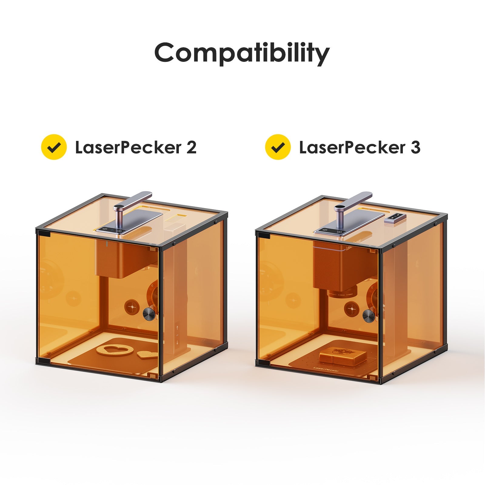 The protective cover is compatible with LP2 and LP3