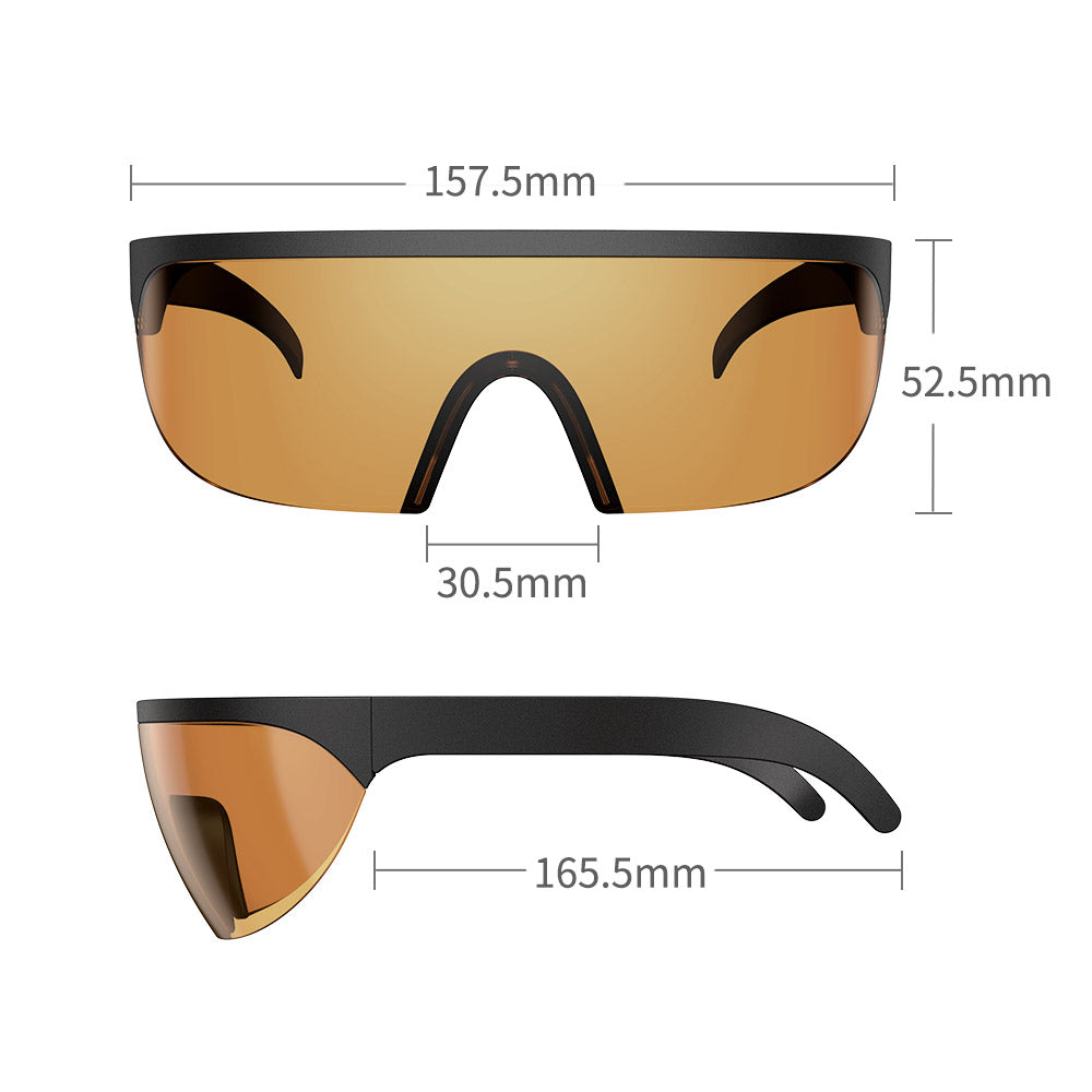 Saefty Glasses Dimensions