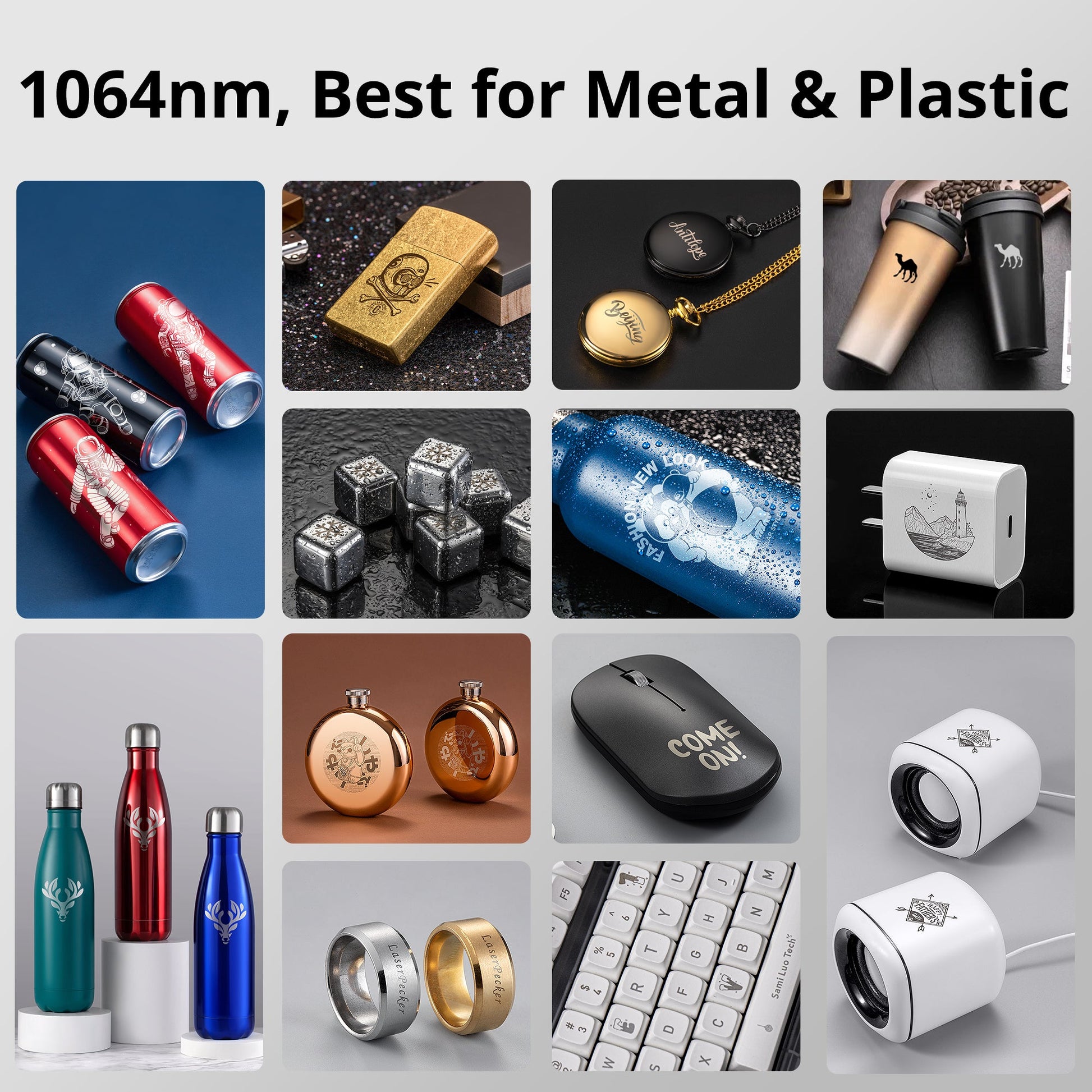 1064nm Infrared Laser ist speically for metal and plastic engraving