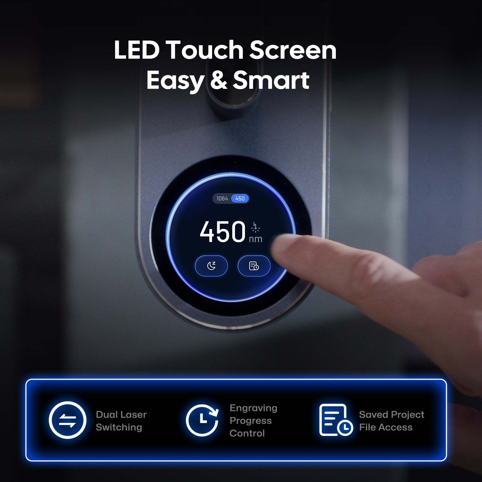 LP4 easy and smart LED touch screen