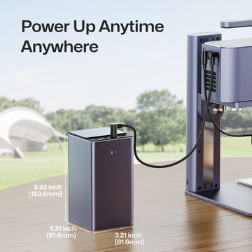 Conceptions compactes et dimensions du PowerPack Plus 