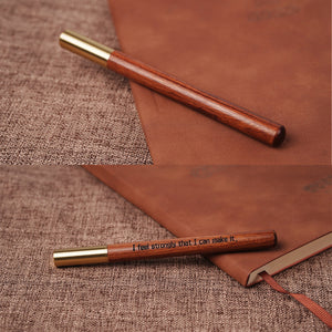 Wooden Gel Ink Pen (5 Pcs)