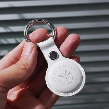 Étui en cuir pour AirTag (2 pcs)