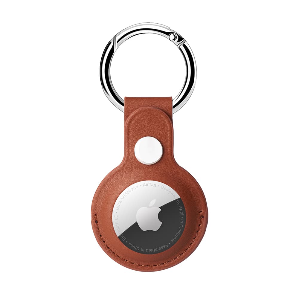 Étui en cuir pour AirTag (2 pcs)