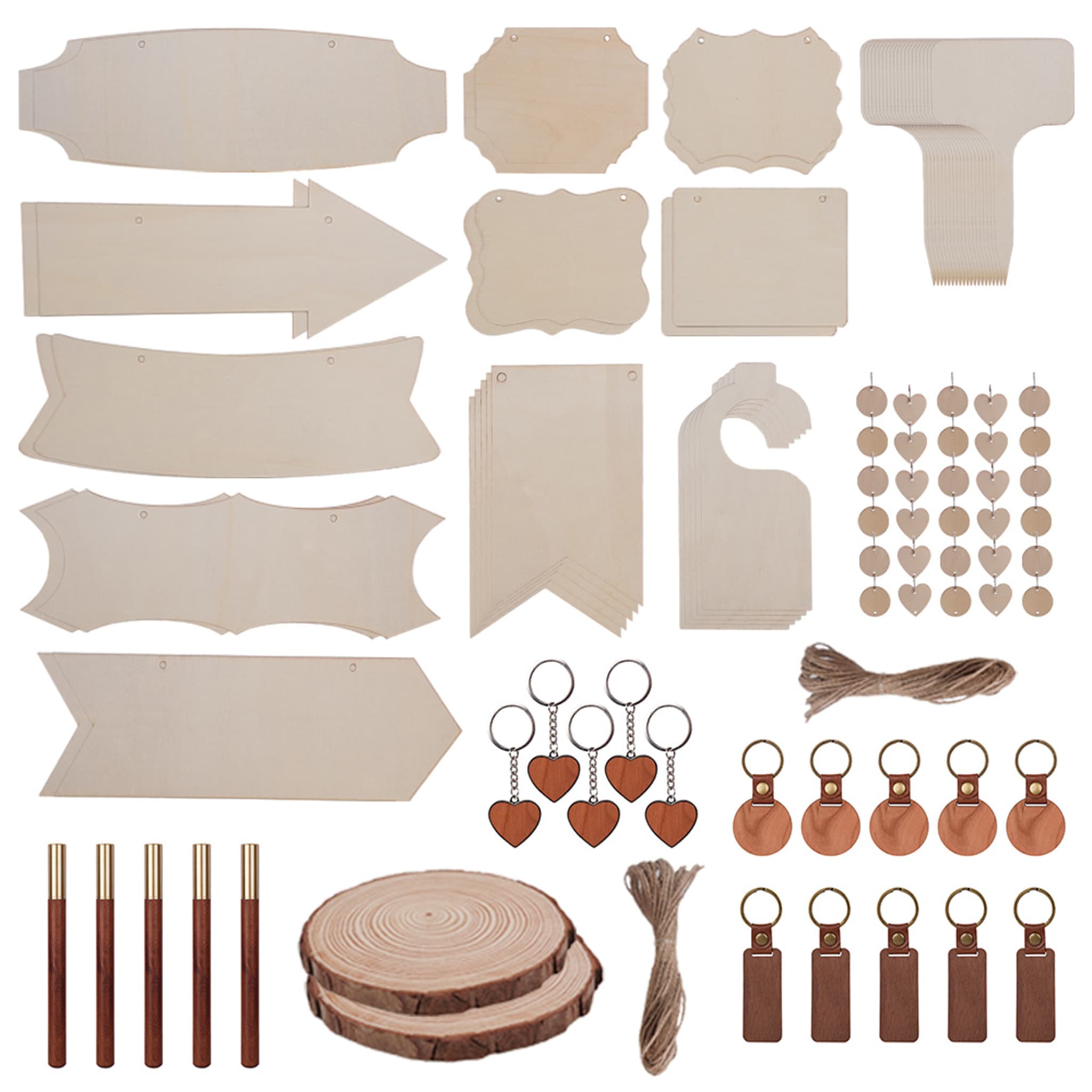 Wood Material Package Material Kit (190 Pcs)