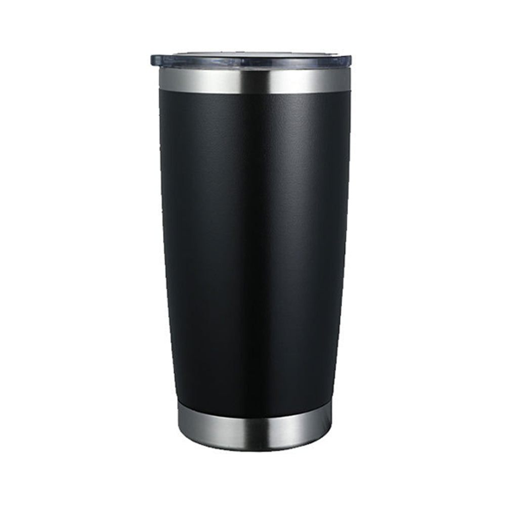 Coated Stainless Steel Tumbler with Lid (20 oz)