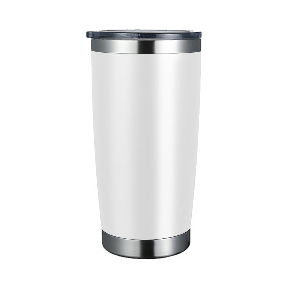 Coated Stainless Steel Tumbler with Lid (20 oz)