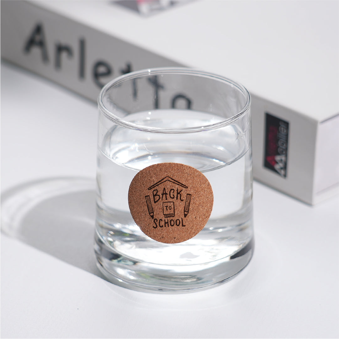 Cork Wooden Label Stickers (160 pcs)