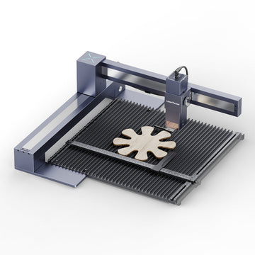 LX1 engraving bed protects the table surface while engraving