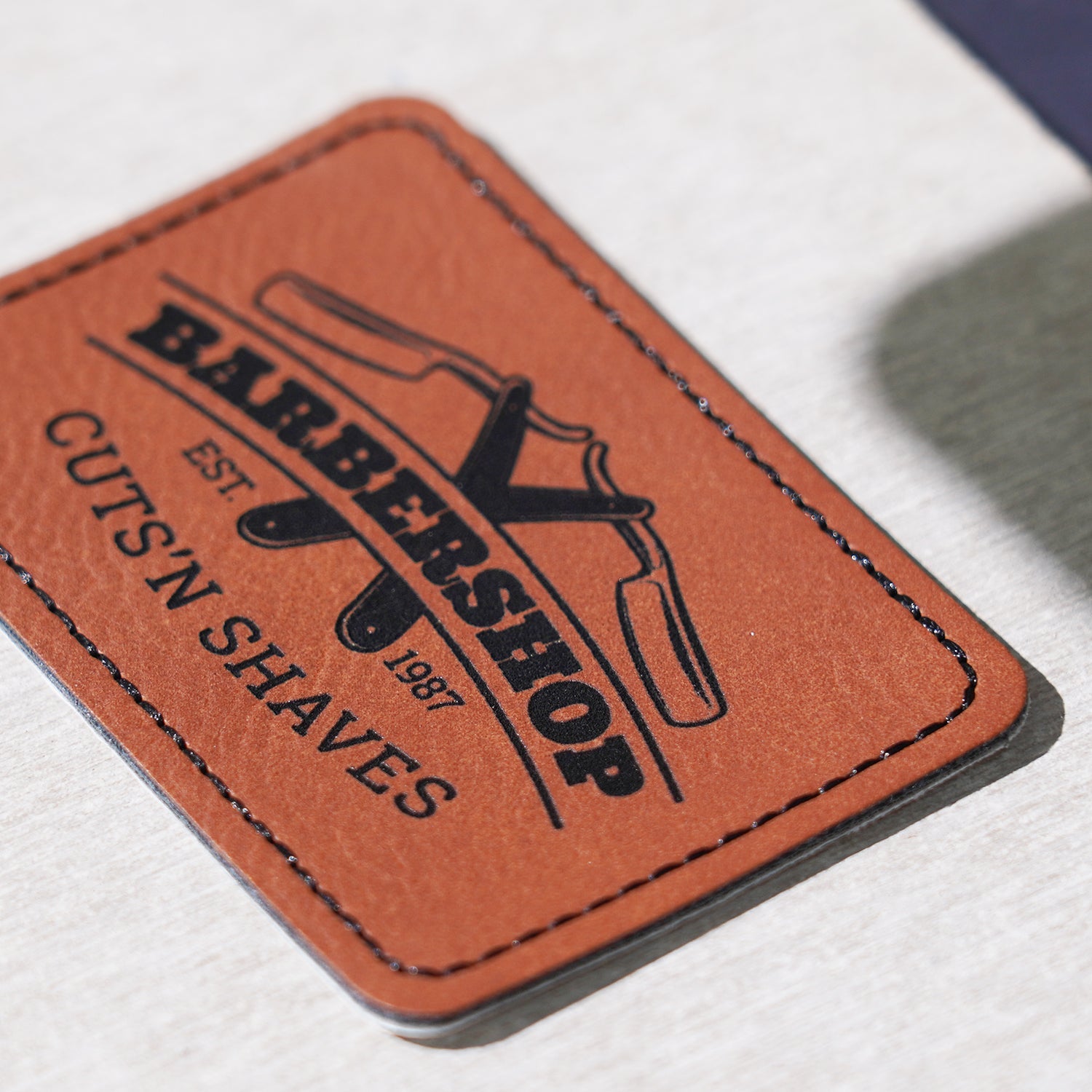 Blank PU Leather Labels / Tags (10 pcs)