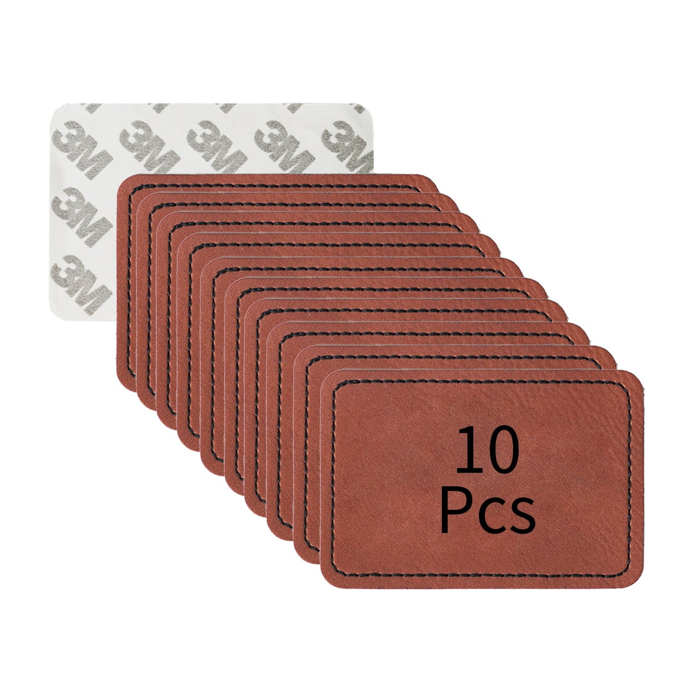 PU Leather Label Blank Tag(10 Pcs)